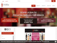 Tablet Screenshot of crontaenoteca.it